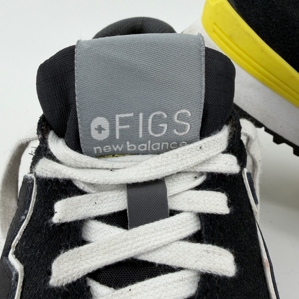 FIGS x New Balance Shoes Women 8 Sneakers 996 Black Yellow WL Medical - Picture 2 of 9